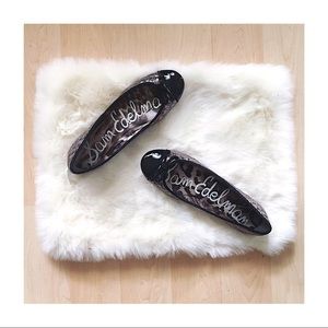 NWOT Sam Edelman Quilted Black Patent Flats